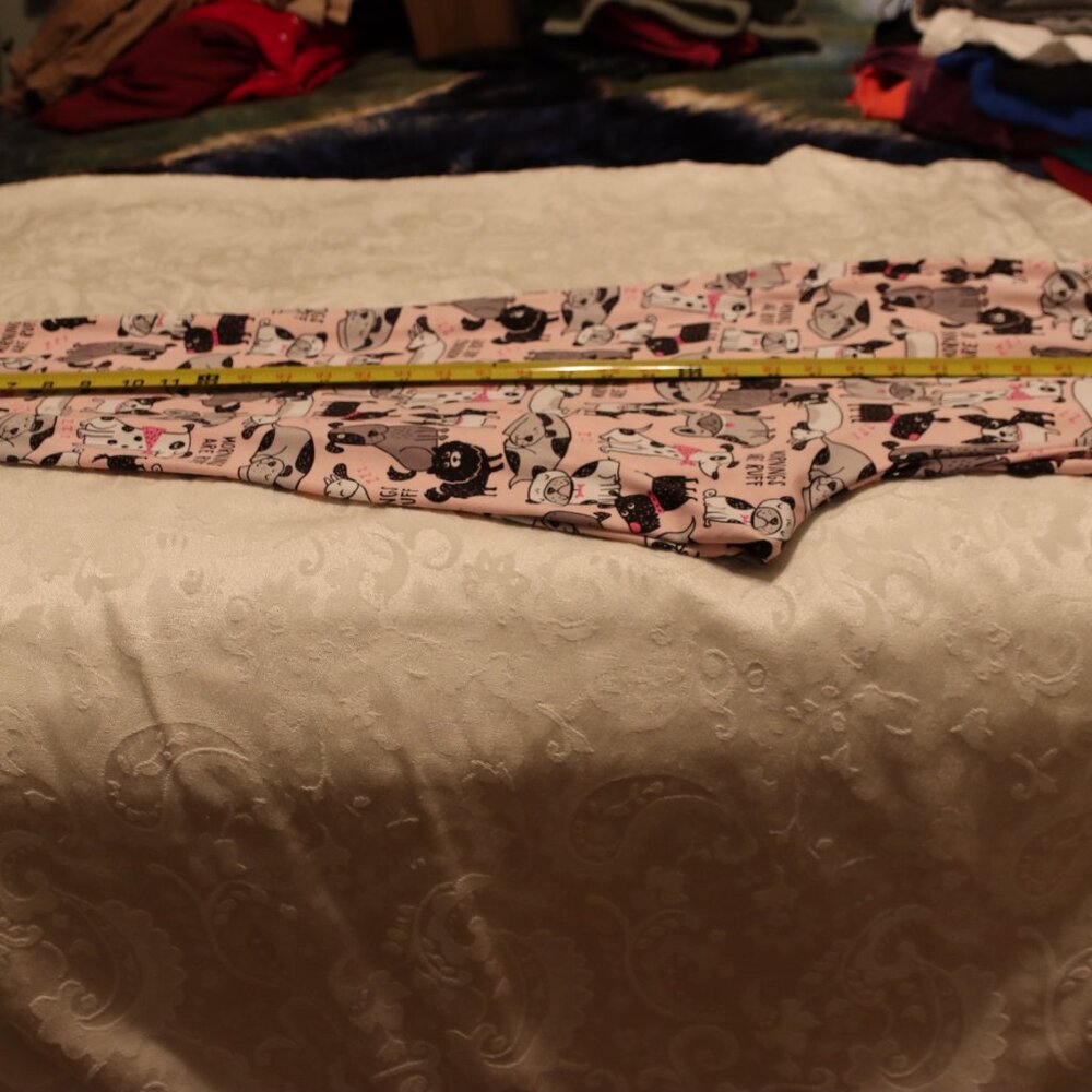 Secret Treasures Mornings are Ruff Dog Print Pajama Pants pants size Large - Picture 11 of 13